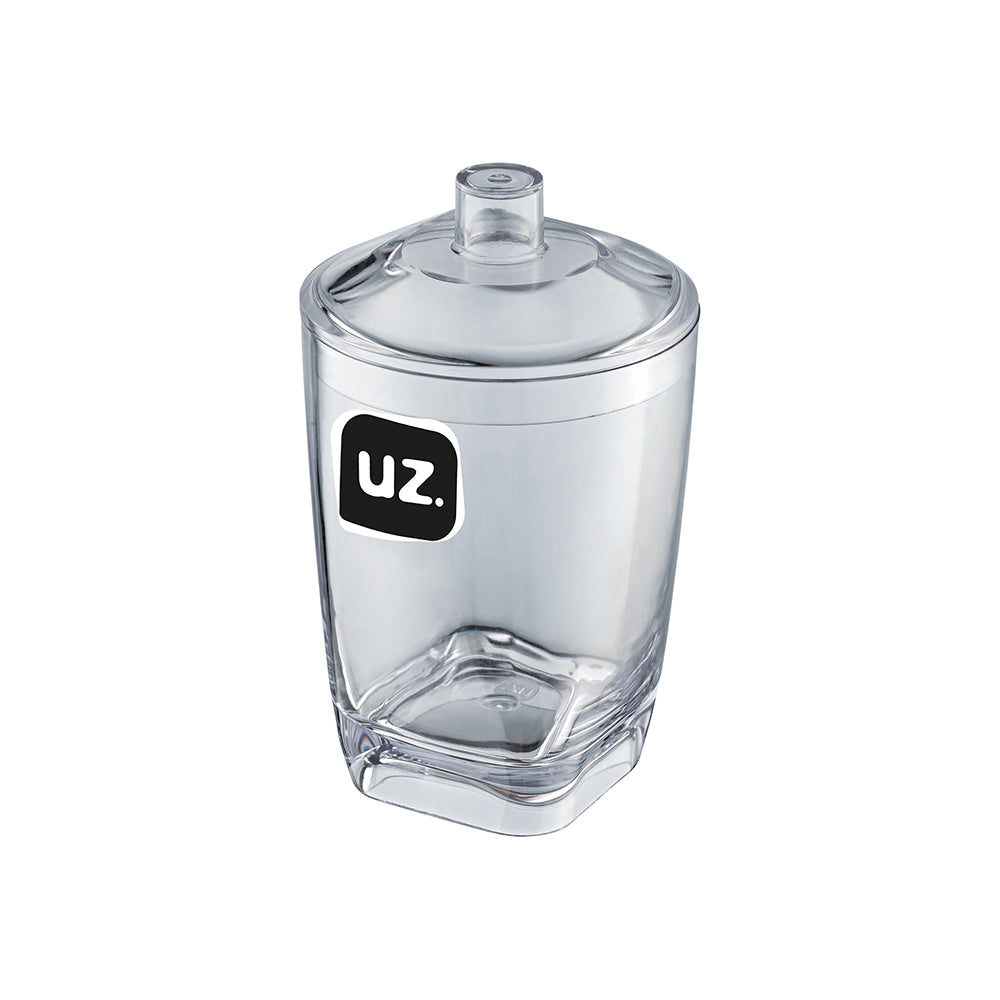 Porta Algodão Premium Transparente UZ