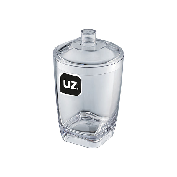 Porta Algodão Premium Transparente UZ