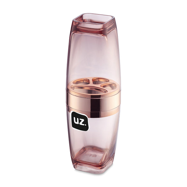 Porta Escova com Tampa Premium Rose UZ
