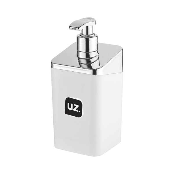Porta Sabonete Slim Metalizado Branco UZ