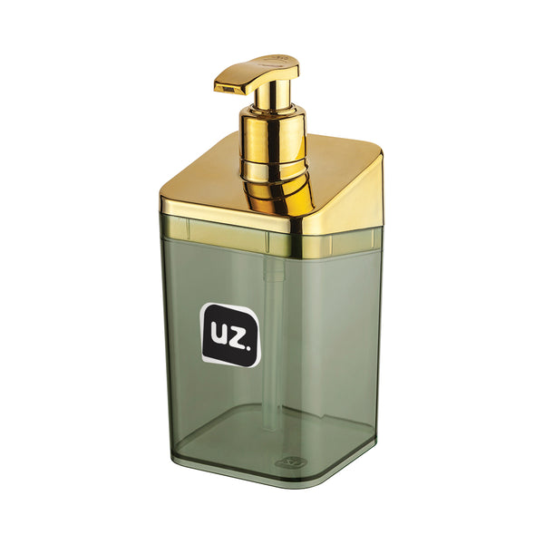 Porta Sabonete Slim Dourado Preto UZ