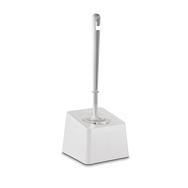 Suporte com Escova Sanitária Slim Branco UZ