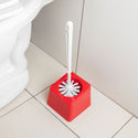 Suporte com Escova Sanitária Slim Vermelho UZ