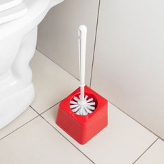 Suporte com Escova Sanitária Slim Vermelho UZ