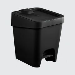 Lixeira Slim com Pedal 8 Litros Preto UZ