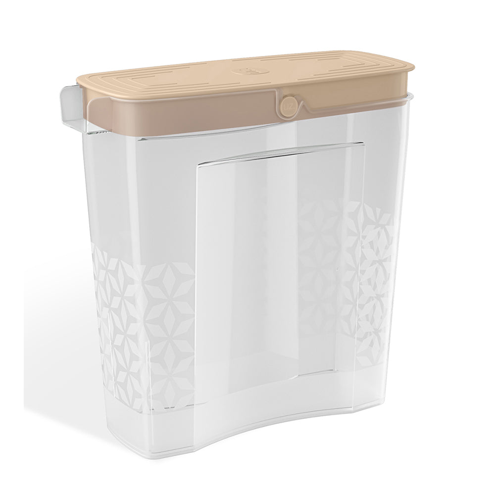 Porta Sabão em Pó Slim 1,65 Litros Capuccino UZ