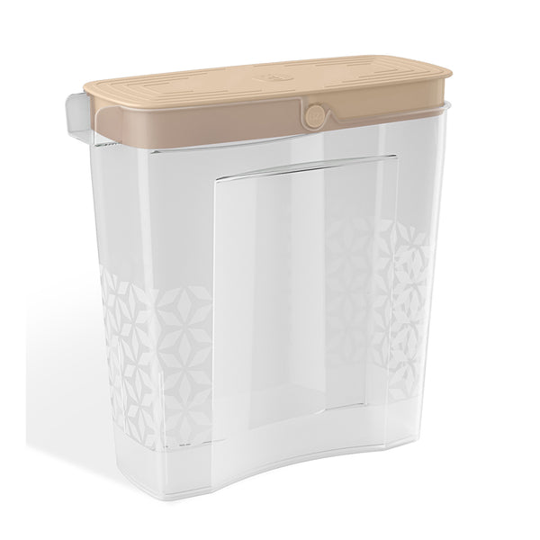 Porta Sabão em Pó Slim 1,65 Litros Capuccino UZ