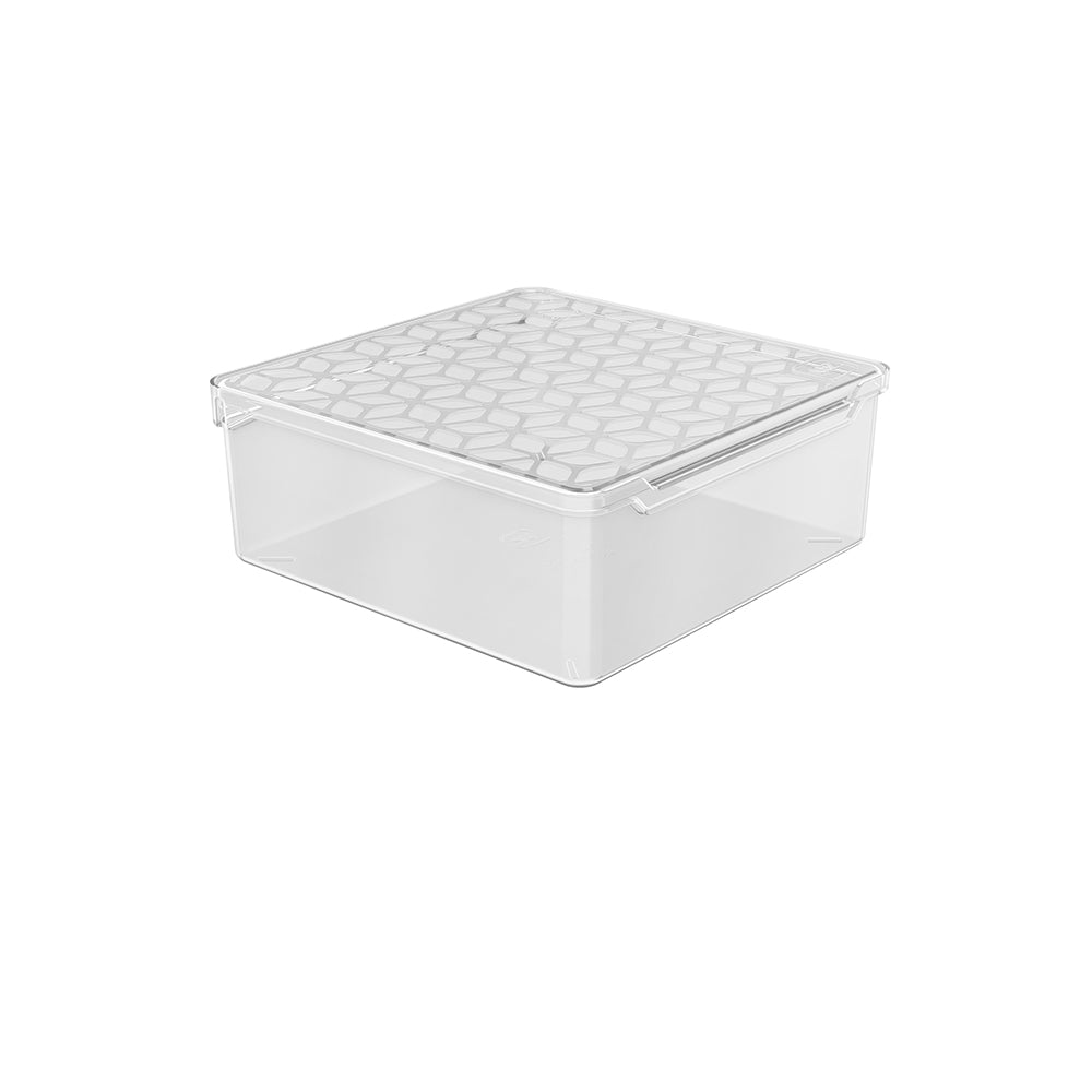 Box Multiuso 1,5 Litros Transparente UZ - fundo branco