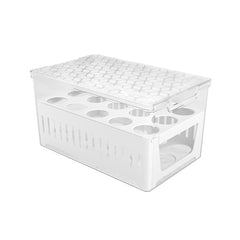 Organizador de Ovos 30 Unidades Transparente UZ - fundo branco