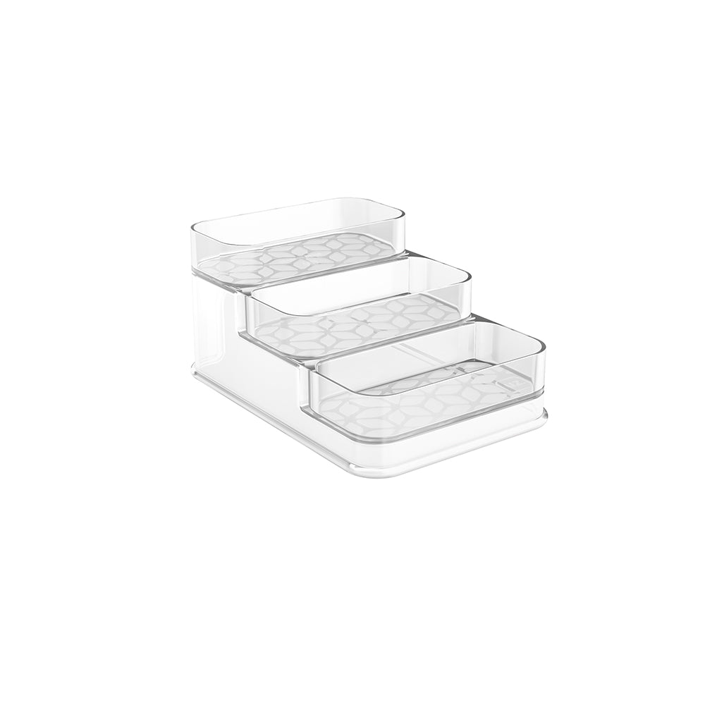 Organizador Multinível 6 Potes Transparente UZ - fundo branco