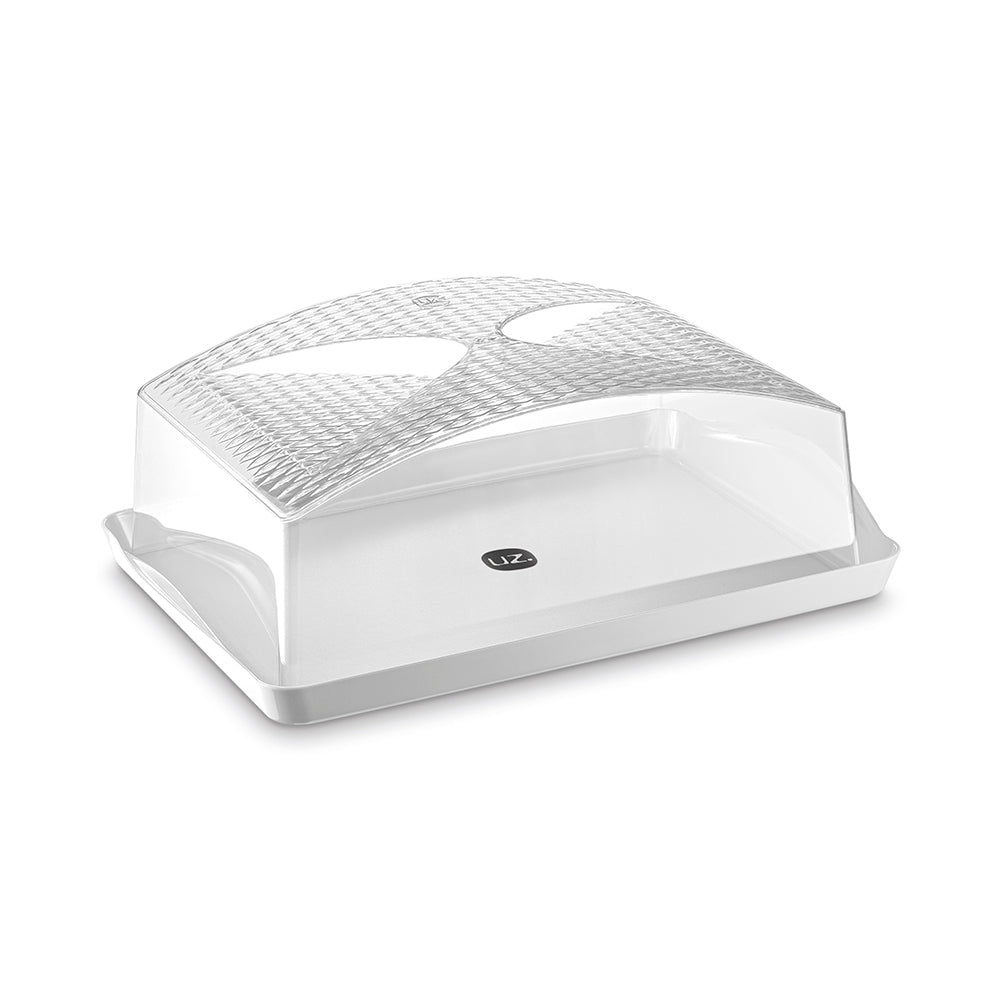 Boleira Retangular 40,8cmx27,1cm Branco UZ