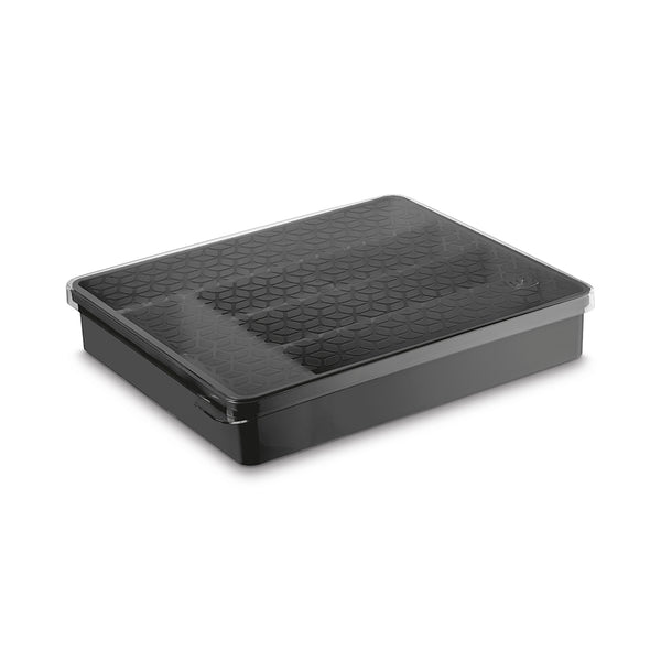 Organizador Multiuso com Tampa Preto UZ