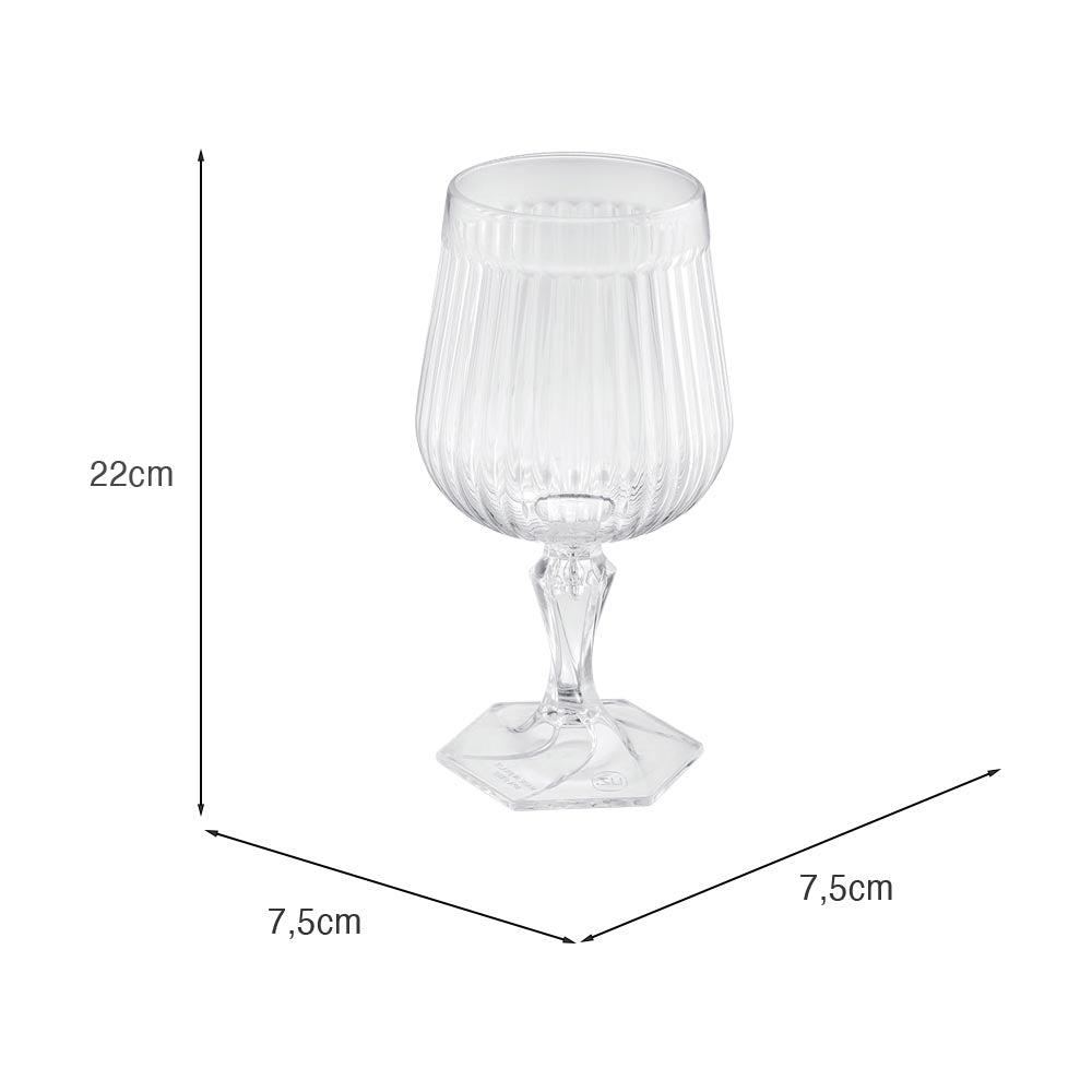 Taça Axé 350ml Transparente Translúcido UZ