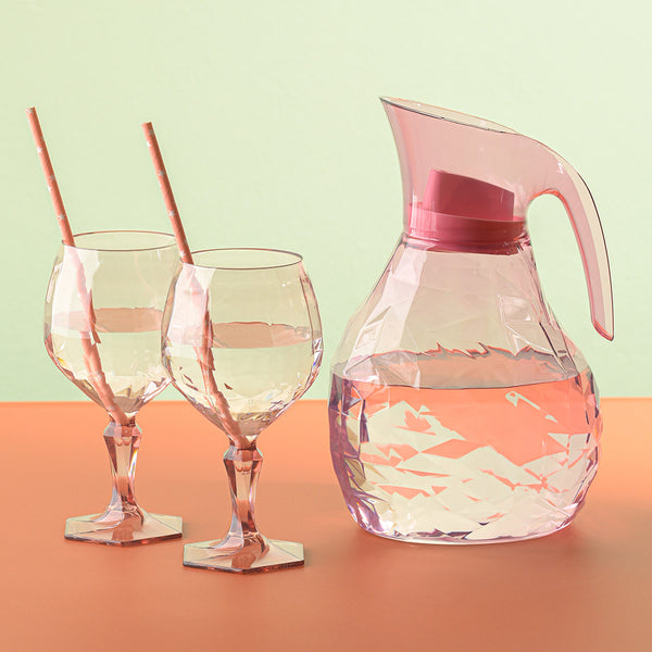 Taça Tango 350ml Rosa Translúcido UZ