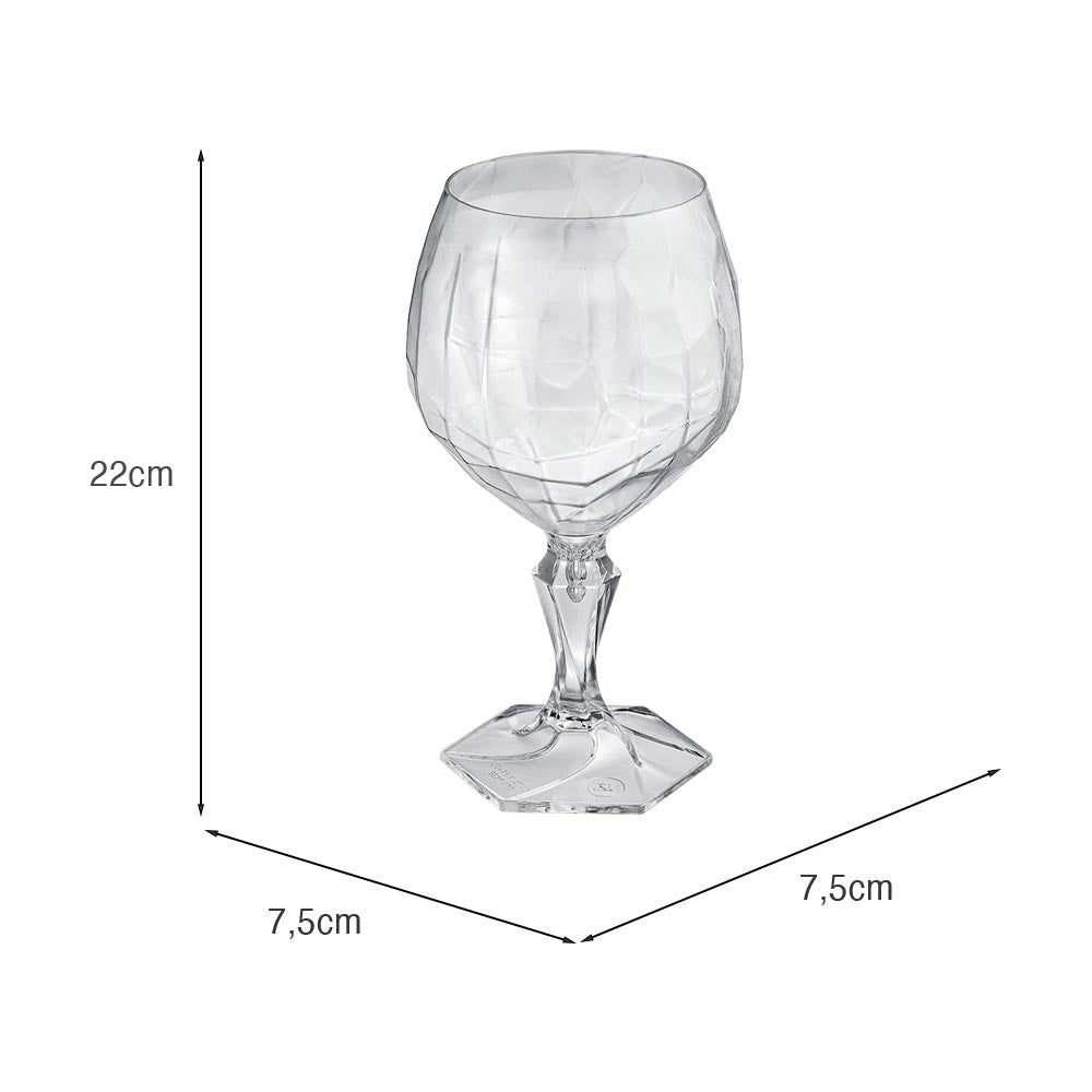 Taça Tango 350ml Transparente Translúcido UZ