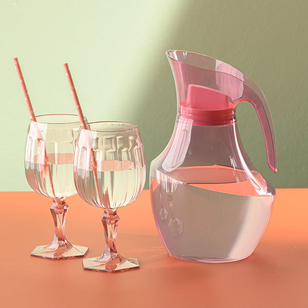 Taça Samba 350ml Rosa Translúcido UZ