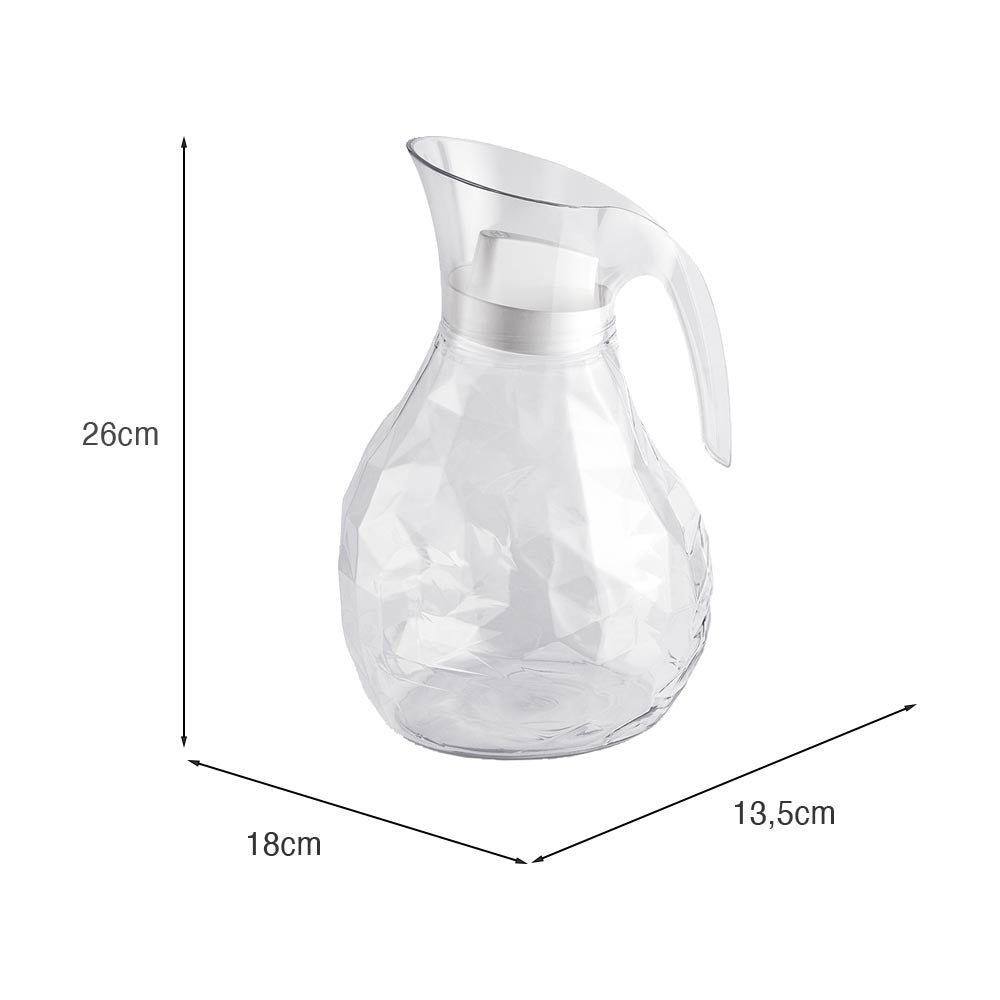 Jarra Tango 2,3 Litros com Tampa Transparente UZ