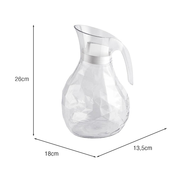 Jarra Tango 2,3 Litros com Tampa Transparente UZ
