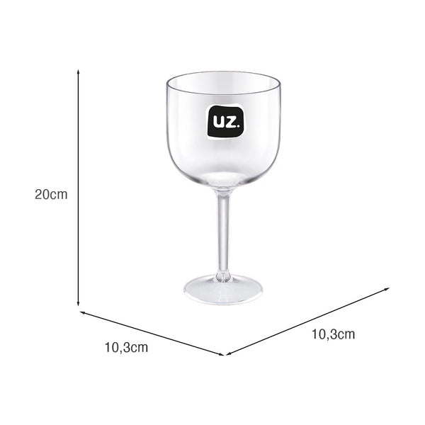 Taça Gin Translúcido 600ml Transparente UZ