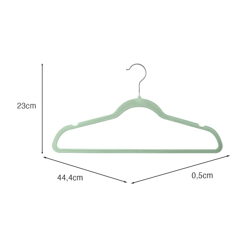 Kit 2 Cabides Verde Menta UZ