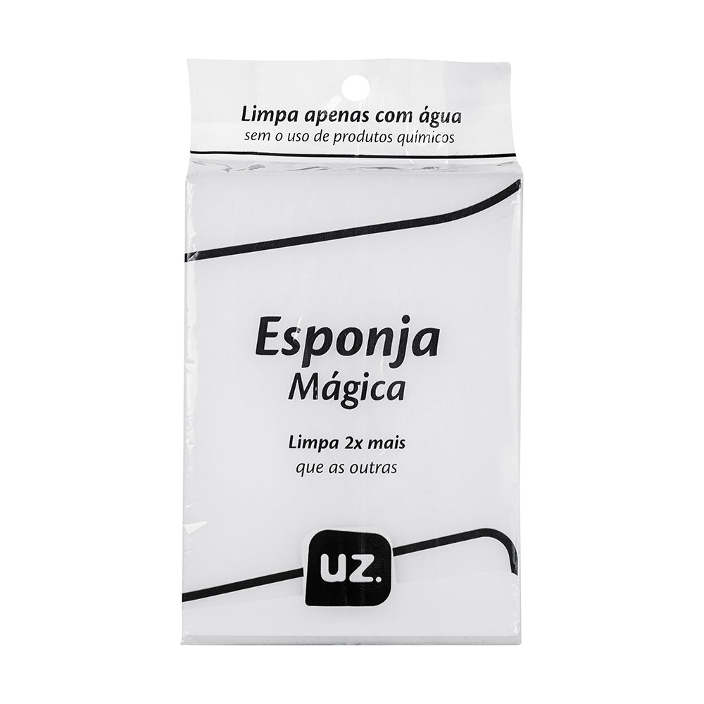 Esponja Mágica 7,2cm x 10cm Branco UZ