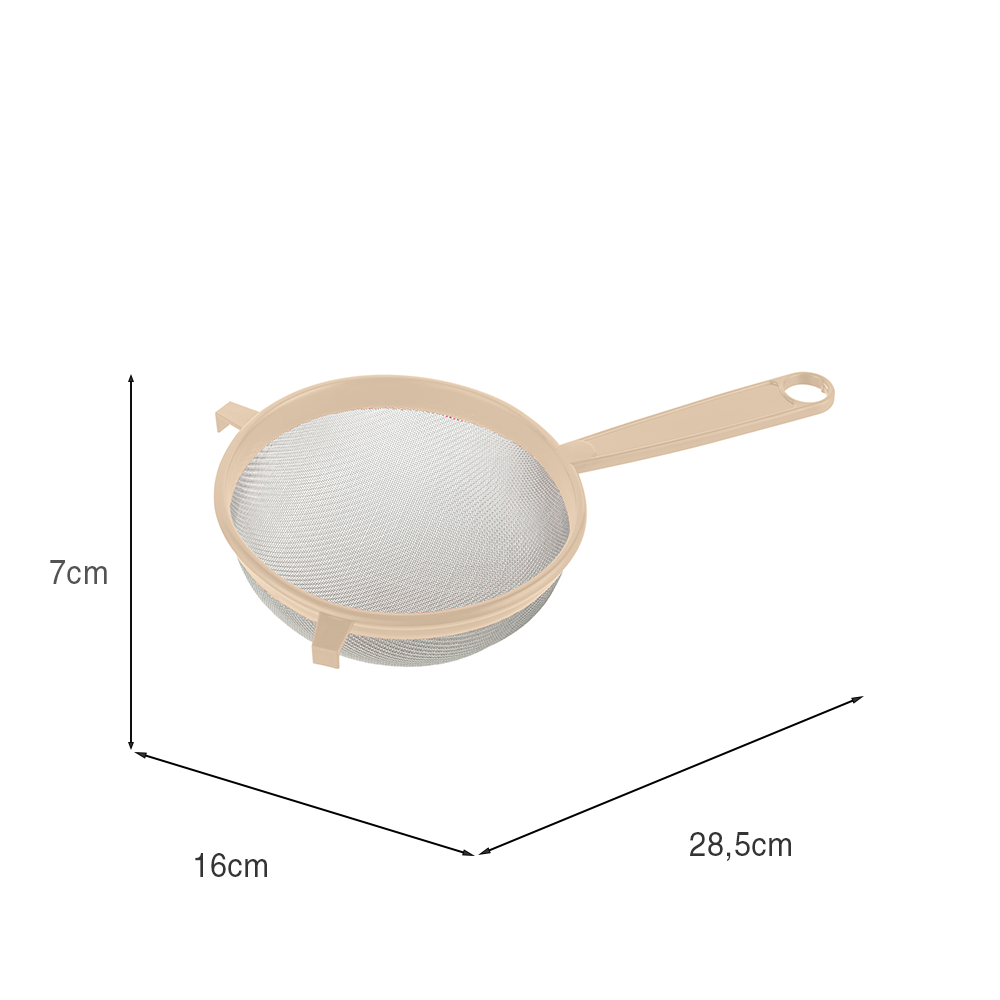Peneira 15cm Capuccino UZ