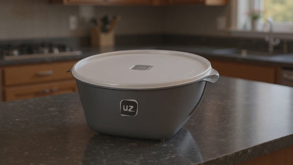 Vídeo do produto Pote Multiuso Premium 6 Litros Cinza UZ