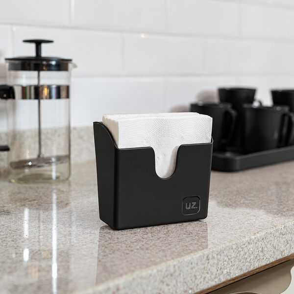 Porta Guardanapos Slim 14cm X 8,9cm Preto UZ